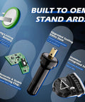TPMS Sensor Set Of 4 433MHz Tire Pressure Monitoring System Replacements For Most Cars Preprogrammed And Ready To Activate With TPMS Scan Tool Plug And Play Easy To Install No Coding Required Perfect For Replacing Lost Or Dead Sensors. Built to OEM standards