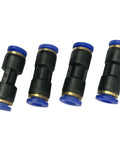 Quick Connect Fuel Line Hose Union For 5 Sixteenth Inch Nylon Tube Pack Of 4 Easy DIY Repair For Gas Lines Durable