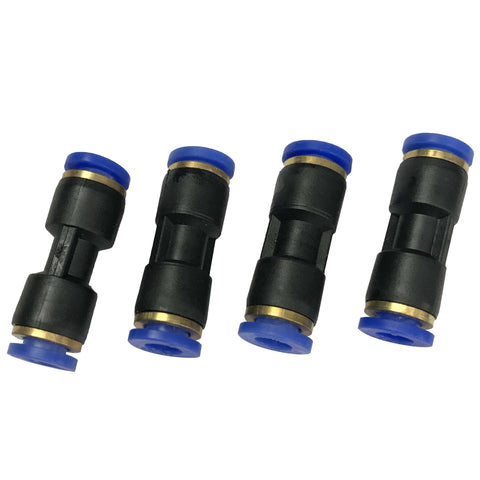 Quick Connect Fuel Line Hose Union For 5 Sixteenth Inch Nylon Tube Pack Of 4 Easy DIY Repair For Gas Lines Durable