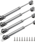 Four Pack 8 Inch Hydraulic Gas Lift Struts Soft Close Cabinet Door Supports 40 Newton Buffer Action with screws