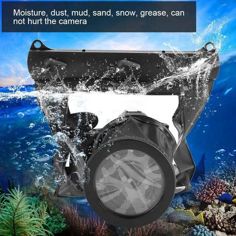 Floating 20m Underwater DSLR Housing Case for Cameras Portable Dive Cage Waterproof Protector Built Rugged