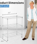 Adjustable Four Tier Wire Shelving Unit With Black Metal Frame And Plastic PP Shelves For Kitchen Pantry Laundry And Utility
