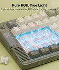 Whisper Quiet Mechanical Keyboard Switch Kit 35 Pieces Factory Prelubed 5Pin Linear And Tactile Silent Switches For Custom Keyboards Crystal Silent Edition Smooth Low Noise Typing, clear RGB keyboard switches