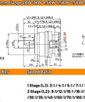 Heavy Hitter Helical Planetary Gearbox Reducer That Brings Serious Torque To Industrial Servo Motors While Delivering Smooth Shifting And Rock Solid Reliability At A Precise 15 To 1 Ratio Matching 12KW To 3KW Drives, technical drawing.