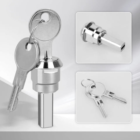 Universal Stainless Toolbox Lock Set With Keys For Cabinets And Drawers 180 Degree Rotation Unlocking Heavy Duty Iron