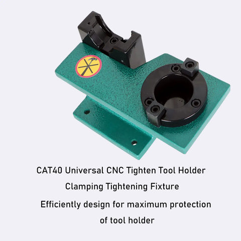 CAT40 Tool Holder Tightening Fixture For CNC Machines Universal Clamp on white background