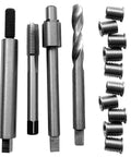 M8x1.25 Thread Repair Kit With 11.7mm Insert For Damaged Auto Threads And Internal Holes, Easy DIY Tool For Automotive Parts