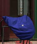 Dressage English Saddle Cover With Waterproof Outer And Breathable Fleece Lined Interior For Long Flap Saddles Full Coverage