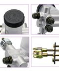 Heavy Duty Go Kart Hydraulic Brake Master Cylinder Replacement For 90cc To 250cc Go Karts And ATVs Aluminum Alloy Construction