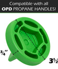 Non Slip OPD Propane Tank Valve Wrench for BBQ Grills, RV Tanks, Travel Trailers, Patio Heaters and Fire Pits with Easy Grip