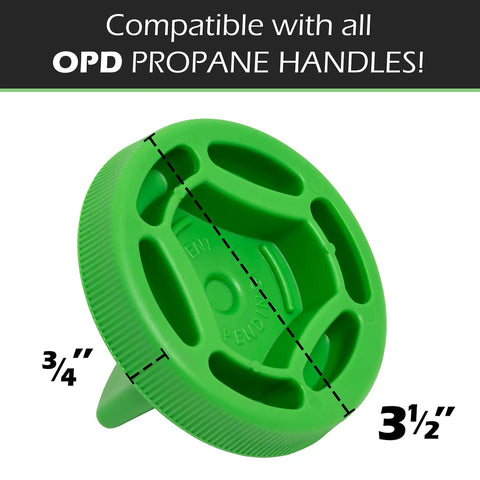Non Slip OPD Propane Tank Valve Wrench for BBQ Grills, RV Tanks, Travel Trailers, Patio Heaters and Fire Pits with Easy Grip