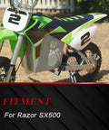 Razor SX500 Dirt Bike Kickstand Side Stand For Razor SX500 Electric Dirt Bike, Stable Forged Aluminum Alloy Construction
