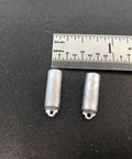 Replacement Clock Weight Set Cylinder Style Kit For DIY Clock Assembly with ruler for size reference