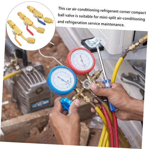 Three Piece Heavy Duty Solid Brass Ball Valves That Slide Into Tight Spaces Like A Dream And Deliver A Bulletproof Shut Off For HVAC use.