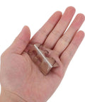 Hand holding a Heavy Duty Metal Corner Protectors Set for Jewelry Boxes Tables and Trunks, vintage alloy, easy install.