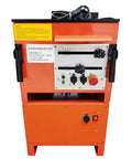 Badass 110V 1700W Electric Rebar Bender And Cutting Machine With Foot Switch for Round Steel Rods Up To.98 Inch Diameter front view with controls.