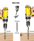 Six Piece Screw Extractor Set For Damaged And Stripped Screws Handyman Favorite Do It Yourself Tool Kit Includes Bolt Remover Works With Any Drill
