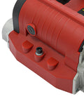 Close-up of Heavy Duty Electric Wall Planer Chisel 4580W Motor Hits 3500 RPM control panel and depth adjustment knobs.