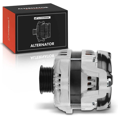 Alternator For Ford Mustang 2011 2014 V6 3.7L 12V 150A With Six Groove Pulley Clockwise Rotation New Replacement Fits Automatic Transmission Premium Quality