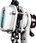Manual Chain Hoist With Dual Heavy Duty Hooks For Garages Warehouses Auto Shops And Heavy Lifting Equipment 3.2 Ton Capacity