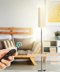 Modern Floor Lamp With Remote Control For Bedroom Living Room Office 4 Color Temperature Stepless Dimmer LED Light Bar