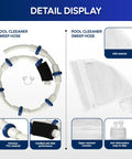 DIY Friendly Pool Cleaner Rebuild And Repair Kit For Polaris 280 TR28P Replacement Parts, sweep hose and bag detail