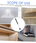 NUOBESTY cabinet lift support hinge for kitchen cabinets; black gas spring with mounting ends, soft-close mechanism