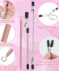 Three Piece Bracelet Helper Tools Set With Retractable Anti Slip Clip And Dual Head Hook For Easy Put On And Take Off