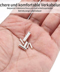 650 Piece Wire Ferrule Kit With Tinned Copper Crimp Connectors Seven Sizes 0.5 0.75 1.0 1.5 2.5 4.0 6.0 mm2 in hand