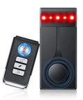 108dB Car Alarm System With Vibration Sensor And Red Light Warning Wireless Remote Anti Theft Device With Magnetic Mount Easy Install For Cars And Trucks Upgraded 4.0 Tech For Real Deal Peace Of Mind, black remote and alarm unit