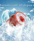 Ultra Flexible 16 Gauge 2 Conductor Silicone Wire Spool Red And Black For LED Strip Extension Cable 25 Feet High Temperature 200 Degree C 600 Volt With Tinned Copper in icy environment