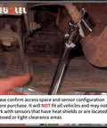 Universal Oxygen Sensor Socket Wrench 22mm For Seven Eighths Inch O2 Sensor with flexible head in use under vehicle