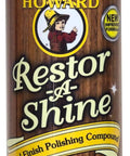 Top Shelf Wood Polish And Gloss Restorer To Wipe Away Scratches Haze And Dust For A Slick New Finish On Antique Cabinets And Wooden Dining Tables Without Breaking A Sweat, 8 fl oz bottle.