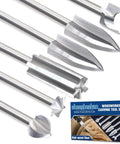 Killer Wood Carving Bits For Rotary Tools And Dremel Kit Accessories Featuring Precision Engraving Drill Heads and Cutting Wheels.