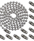 5 Meter Beaded Stainless Steel Roller Blind Chain With 12 Connectors Ball Chain Extender For Roller Blinds And Extensions image