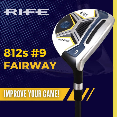 Offset 9 Wood Golf Club For Right Hand Senior Flex With Mens Senior Size Black Pro Velvet Grips 42 Inch Length 27 Degree Loft 812s