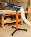 Adjustable Dust Hood with Floor Stand for Woodworking Dust Collector System, Flexible Hood Angle and Height, 4 Inch Hose Ready