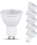 LED MR16 GU10 Track Light Bulb 7W Equivalent To 50W Dimmable Recessed Lighting, 5000K Daylight, CRI 80, Long Lasting, 6 Pack