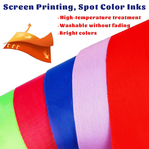 Colorful fabric rolls highlighting material quality for Patriotic String Flags Banner Set For Memorial Day And Fourth Of July.
