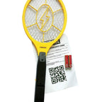 Powerful Handheld Bug Zapper For Home And Outdoors, Go To Electric Mosquito Killer Racket For Indoor Camping Travel And Yard, Safe 3 Layer Grid