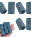 6 Piece Dart Sharpeners Set With Cylindrical Grinding Stones For Steel Tip Darts Keep Points Sharp Reduce Burrs And Bounce Outs Durable