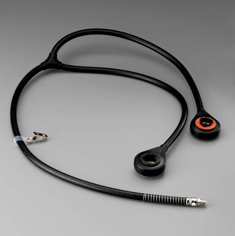 Dual Airline Back Mounted Breathing Tube For Supplied Air Respirator System SA 2600 37001 AAD lying flat on gray surface