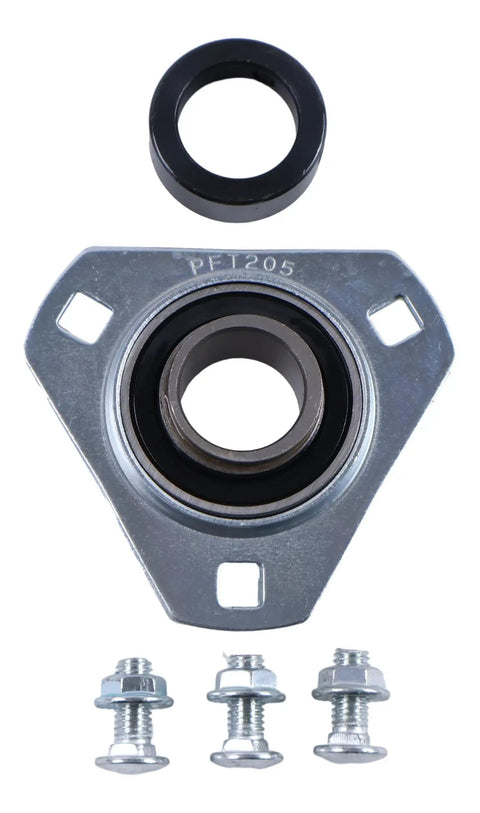 Bearing And Flangette Replacement Kit For Troy Bilt Tomahawk Chippers With Fasteners Includes 1762621 97130 97132 9077 And 97132MA