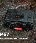 Waterproof Hard Drone Case With Custom Foam For DJI Mini 4K Mini 2 And Mini 2 SE in water showing IP67 waterproof feature