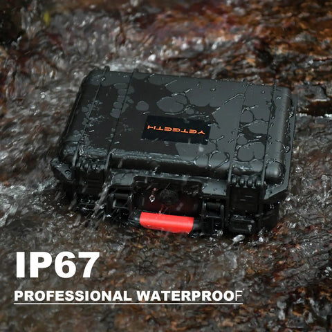 Waterproof Hard Drone Case With Custom Foam For DJI Mini 4K Mini 2 And Mini 2 SE in water showing IP67 waterproof feature