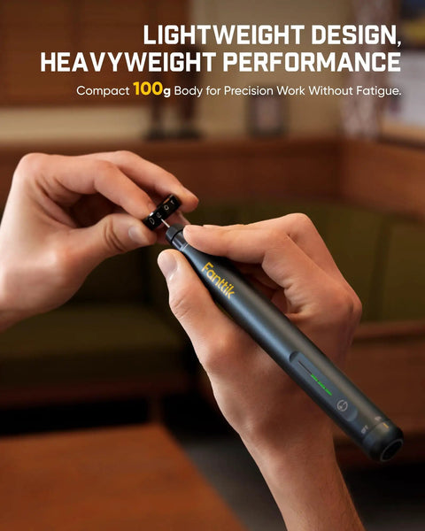 Person using Cordless Engraving Pen Kit With 5 Variable Speeds, Pro Grade Rechargeable Engraver Pen With 20 Bit Set.