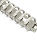 Flexible Cable Management Raceway Spine Vertebrae For Neat Cables, Three Quarters Inch Wide By One Half Inch High, Nylon 66 Concealer Kit