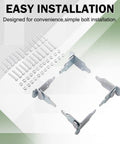 Four Sets Trailer Wood Side Brackets Latches With Screws For Secure Stake Panels Gates And Corners Heavy Duty Kit