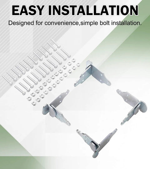 Four Sets Trailer Wood Side Brackets Latches With Screws For Secure Stake Panels Gates And Corners Heavy Duty Kit
