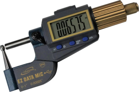 Reloading Micrometer Tube Ball Spherical Anvil 0 To 1 Inch 0.00005 Inch Resolution With Inch And Metric Modes
